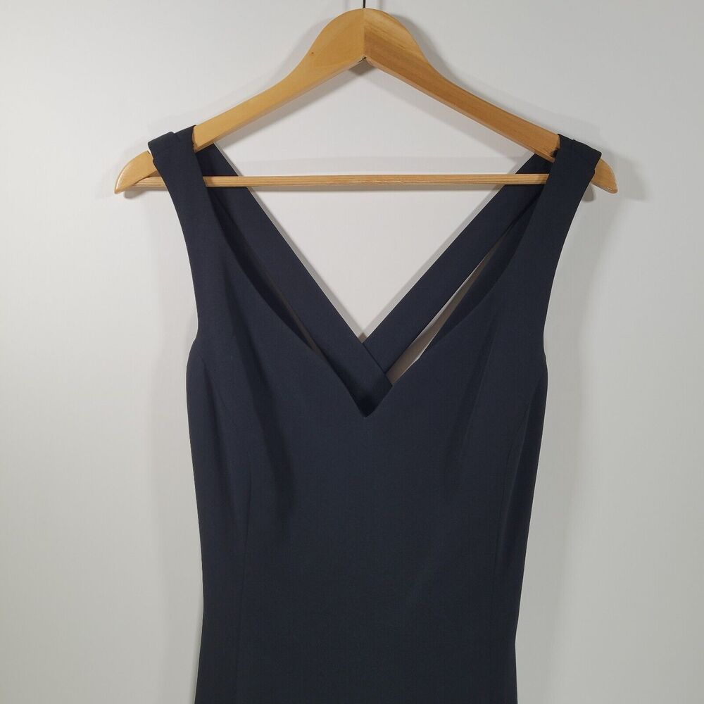 GILLIAN Black Sleeveless Mini Dress Size 10 LBD Strappy Sweetheart Fit and Flare - Picture 5 of 9
